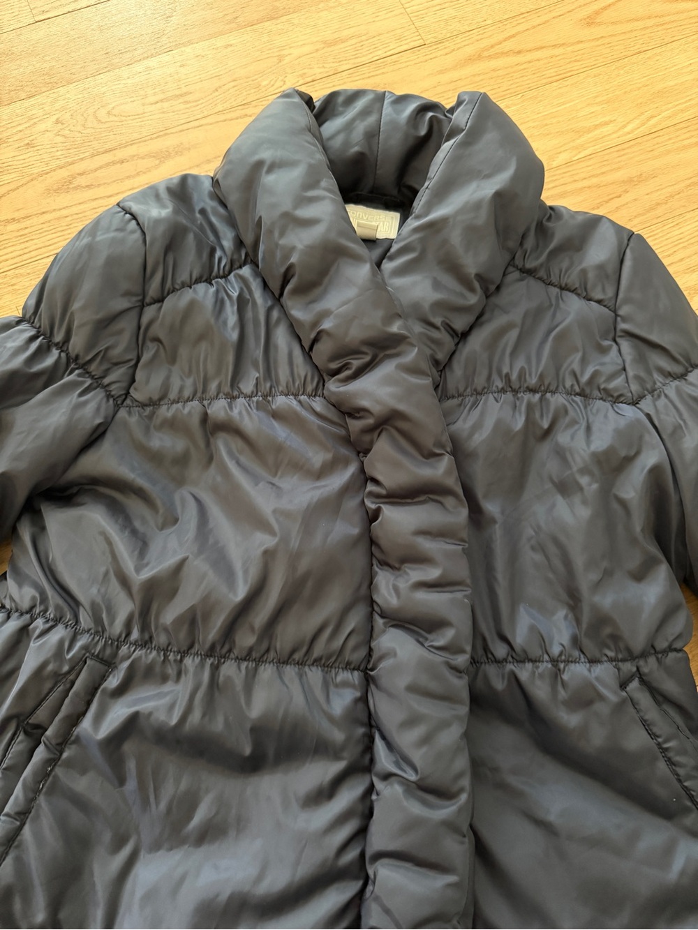 Converse One Star Puffer Jacket in Dark Blue Medium - Picture 2 of 8